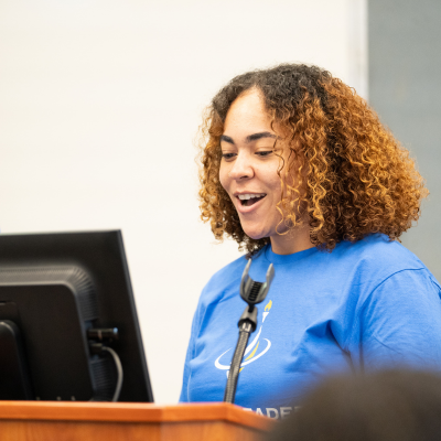 FLI student public speaking